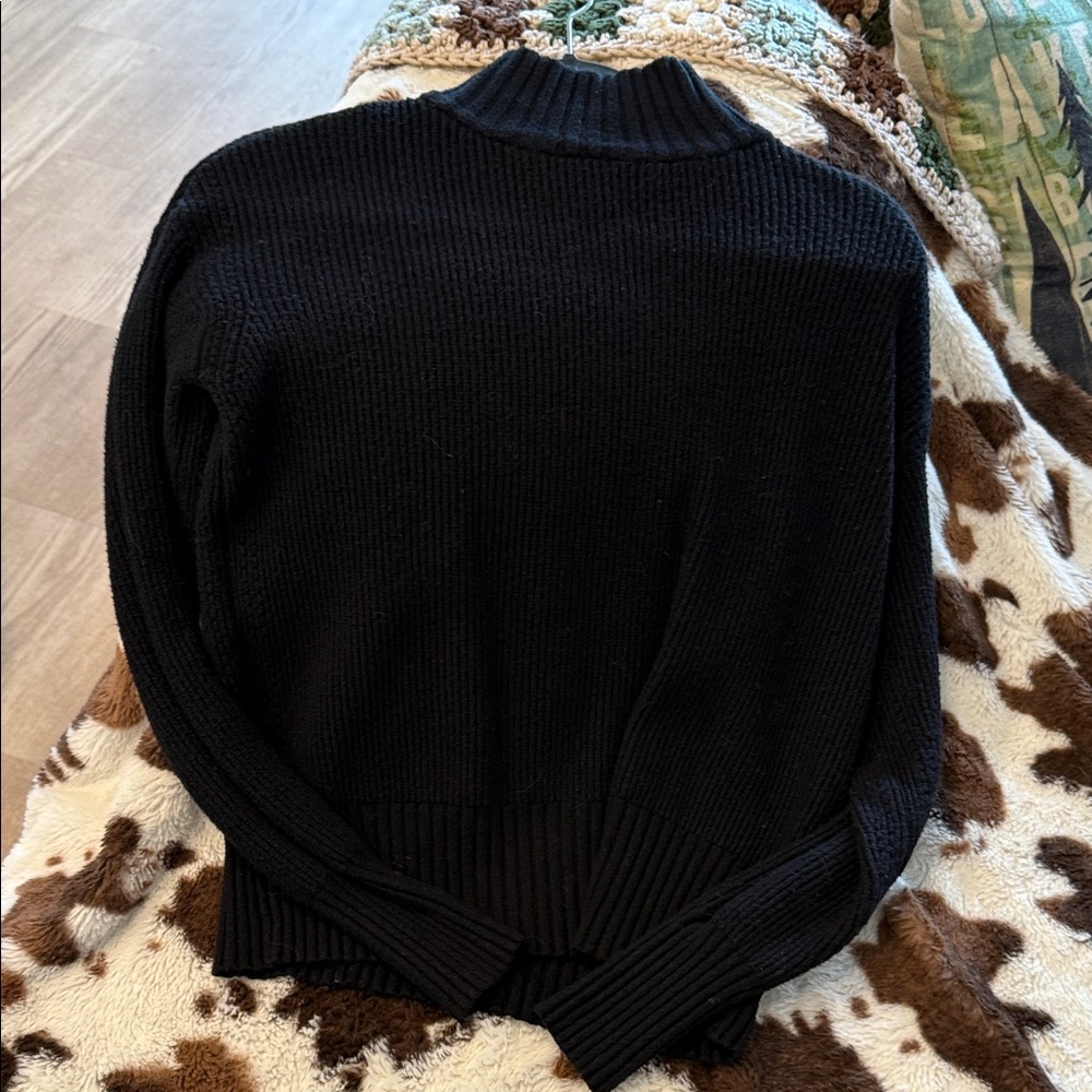 Cyrus Black Cowl Neck Sweater